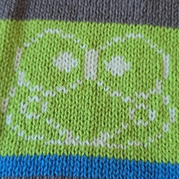 Hello Kitty & Friends Keroppi Sweater Vest Size 2X Pink Grey Green V Neckline - Picture 5 of 14